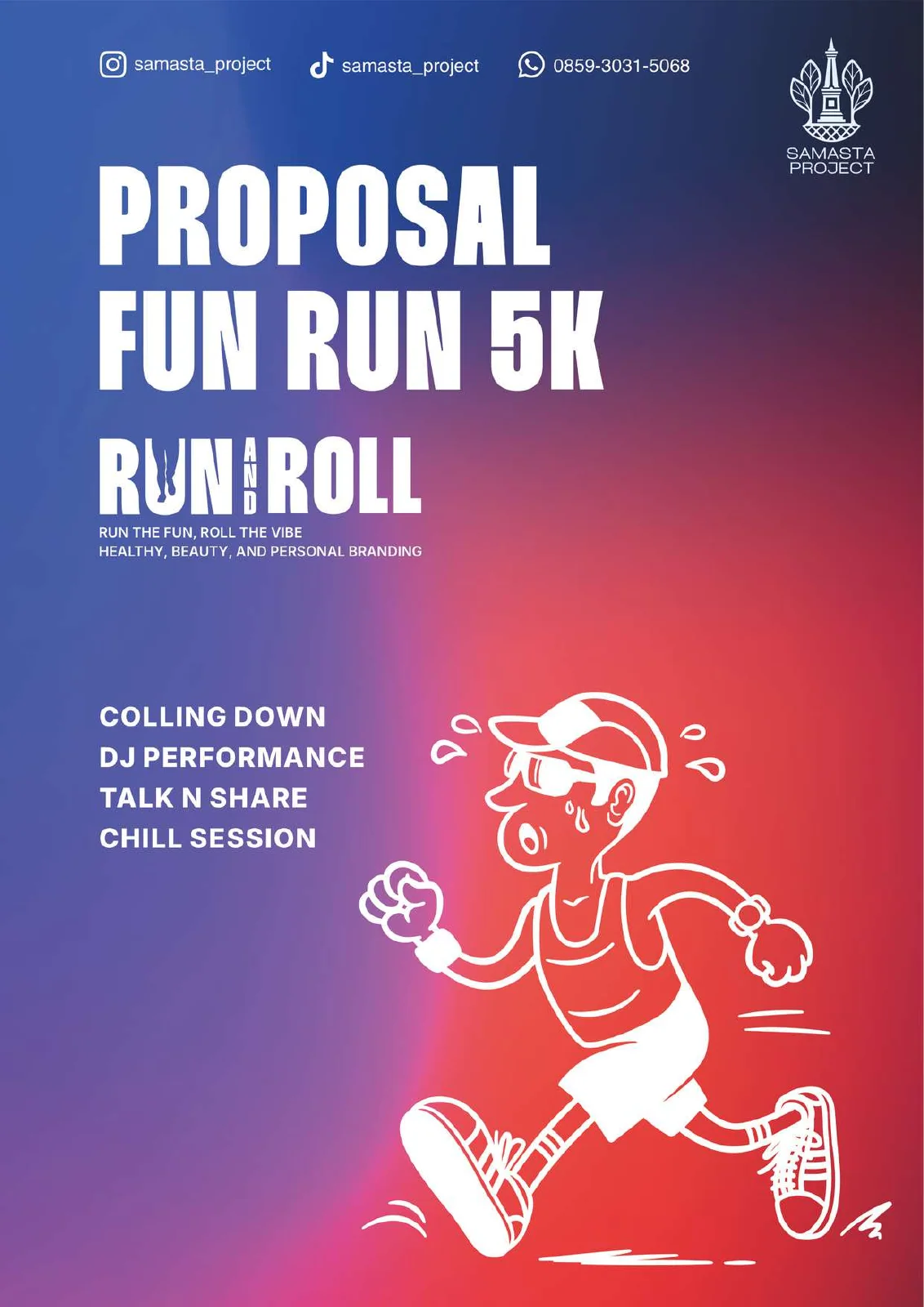 Sampul proposal sponsorship Run and Roll 2025